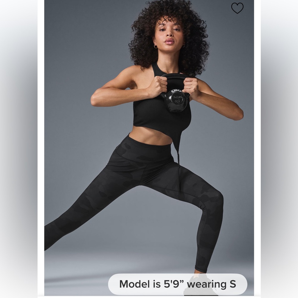 ALO Yoga High-Waist Camo Vapor Legging-Blk Camo-S-NWT - Picture 5 of 8